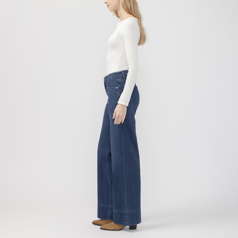 Jeans suki à jambes larges - L93905LSS352 - Silver Jeans