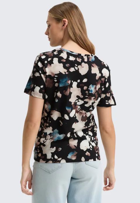 T-shirt noué bas coeur