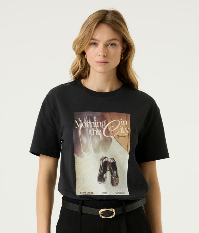 T-shirt imprimé devant - T260201 - Garcia