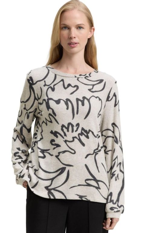 Chandail doux motif - 1044923 - Tom Tailor