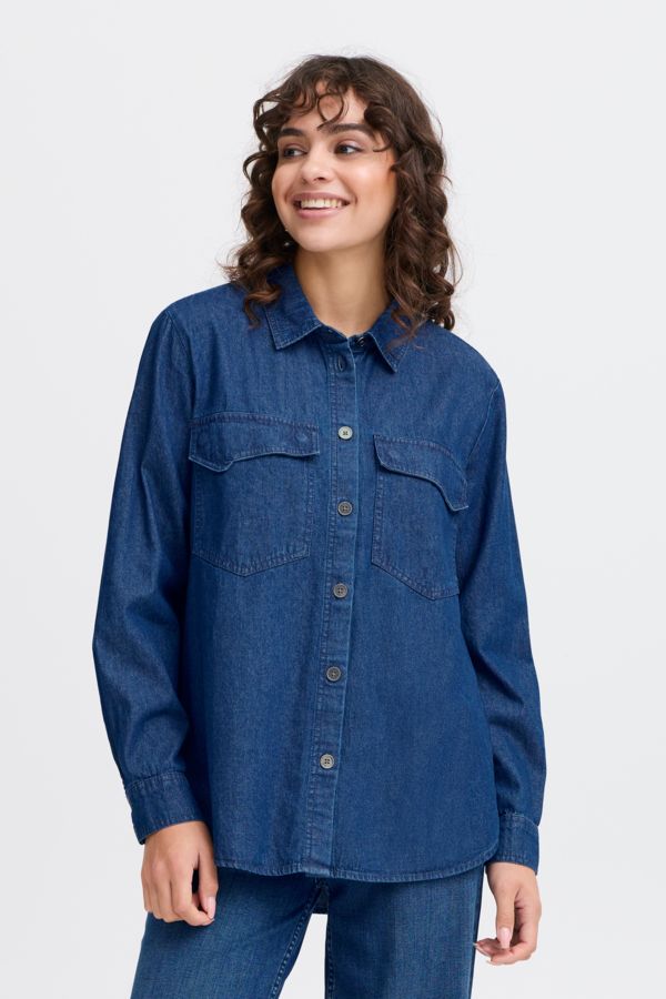 Chemise jeans - 20615315 - Fransa