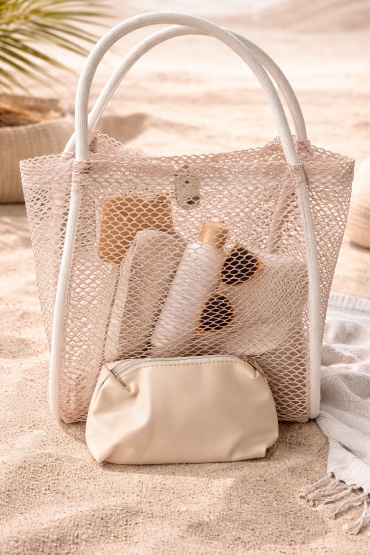 Sac de plage en filet - 7181 - Caracol