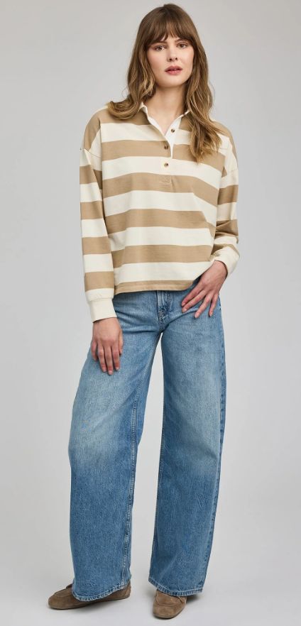 Polo à rayures - GF2602-1157 - Gentle Fawn