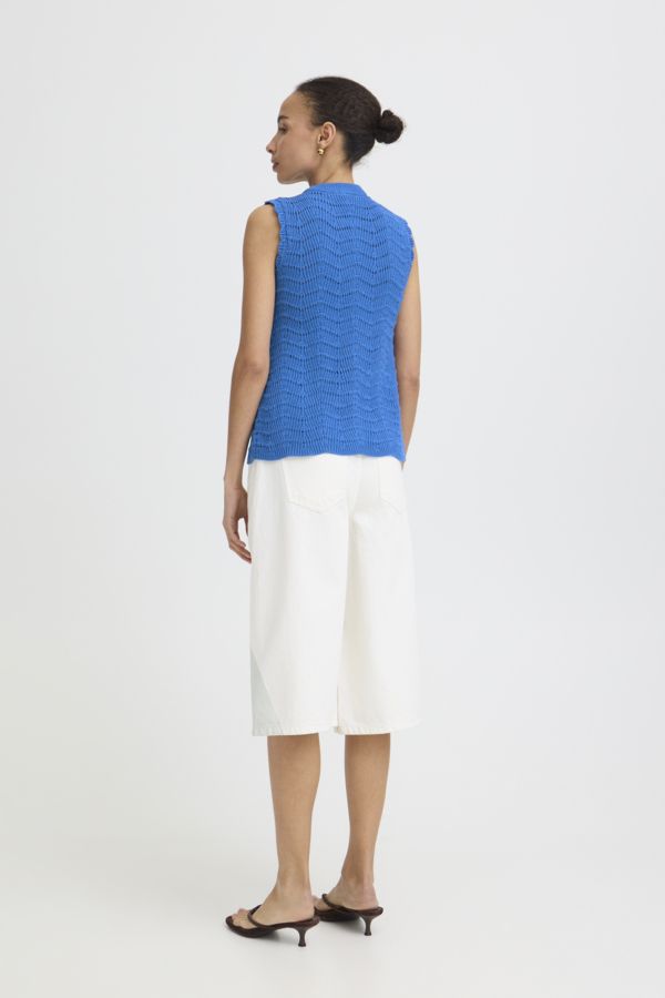 Débardeur crochet col rond - 20818702 - B.Young