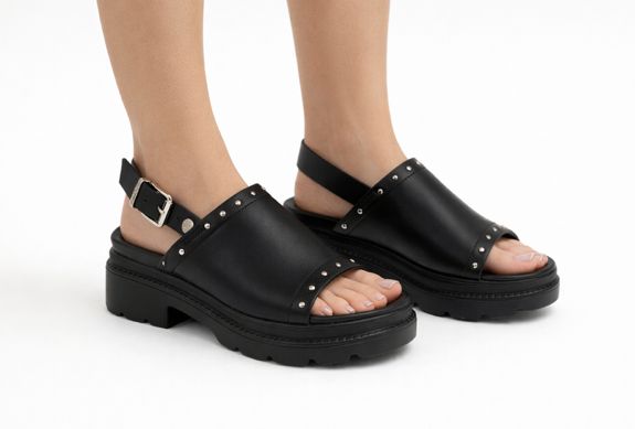 Sandale simili cuir studs - 175157 - Refresh