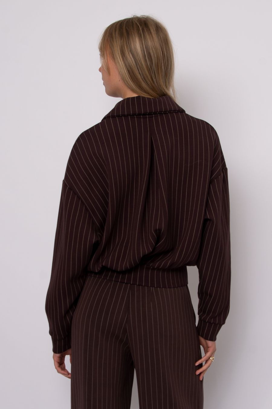 Cardigan ligné zip - 78t029so - RD Style