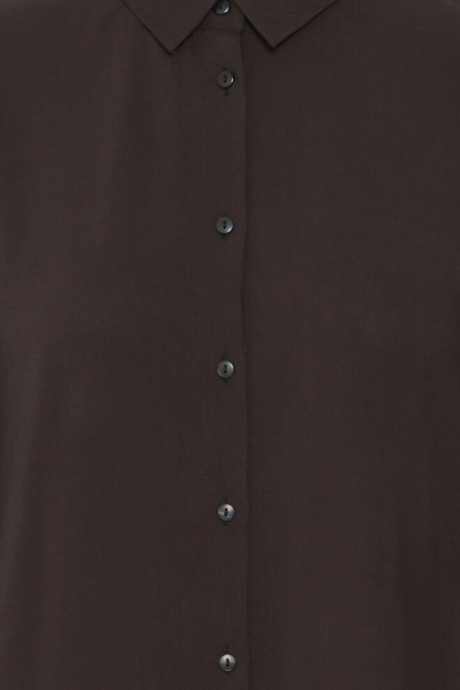 BLOUSE TUNIQUE UNIE BOUTONS CLASSIQUE
