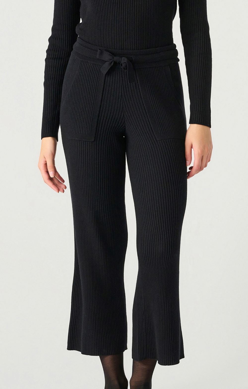 Pantalon ribbed taille ajustable