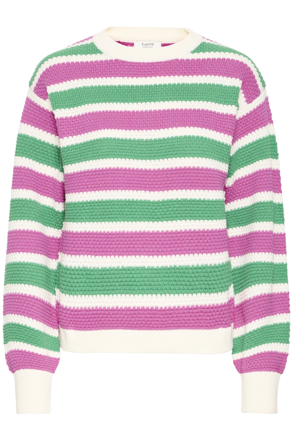 Chandail tricot rayures - 20818588 - B.Young