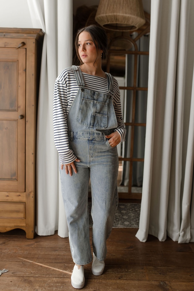 Salopette jeans - Salopette Jeans - Louve Design