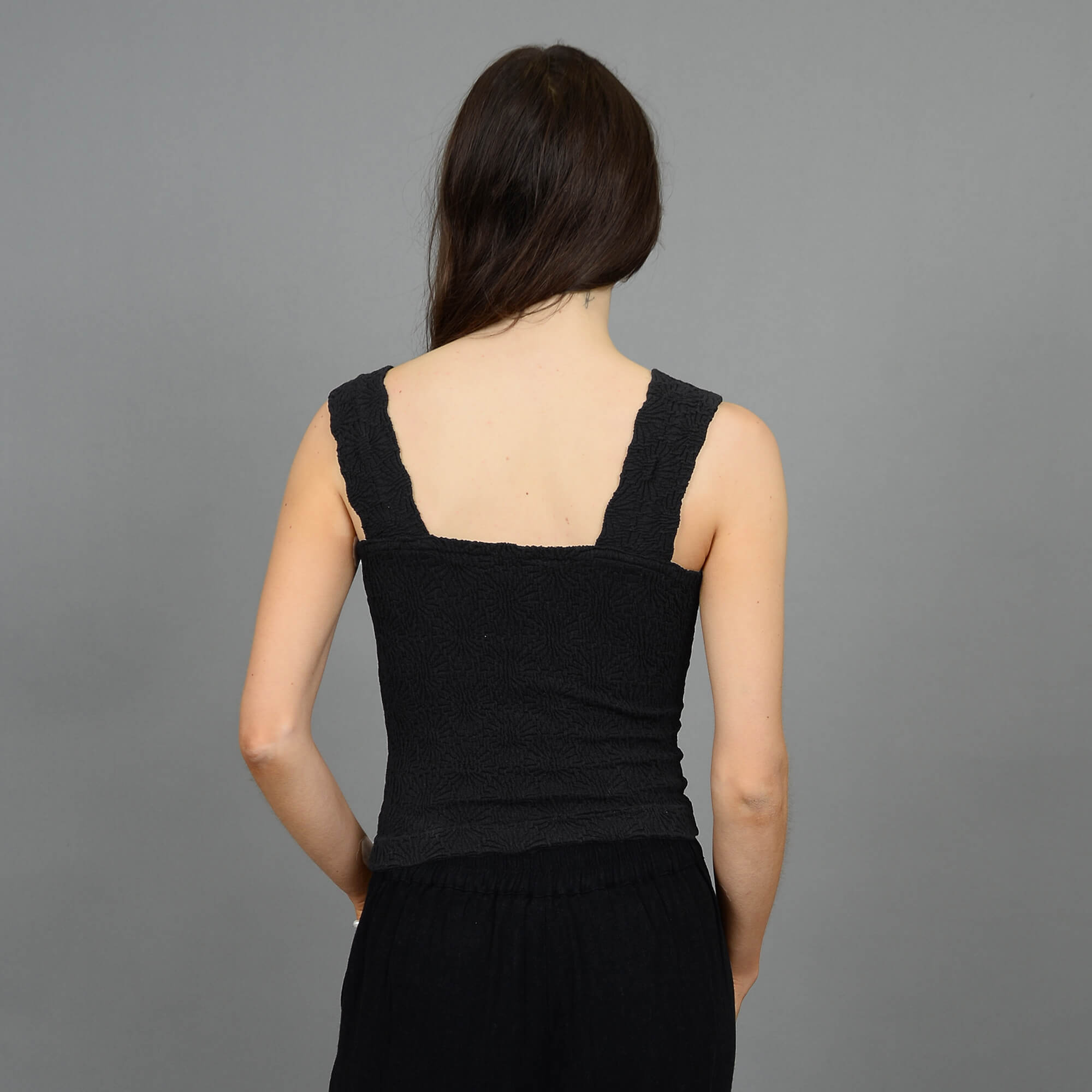 Camisole bretelles larges motif - 55C000S - RD Style