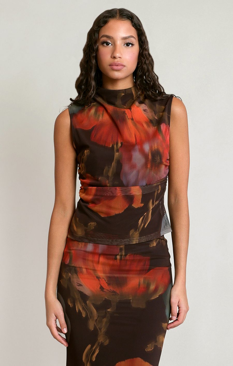 Camisole motif en mèche - 2824000 D - Dex