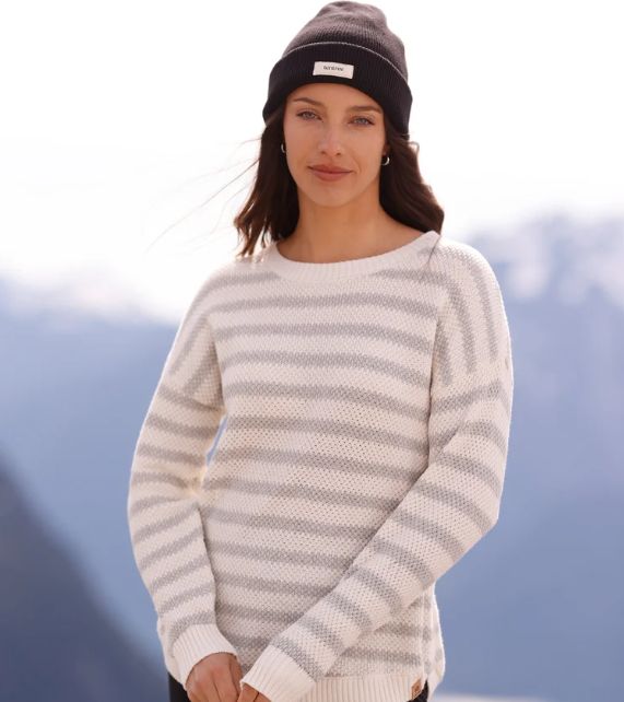 Chandail tricot coton à rayures - TCW5914-6395 - Tentree