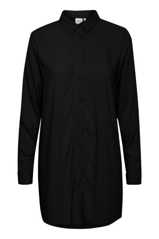 BLOUSE TUNIQUE UNIE BOUTONS CLASSIQUE