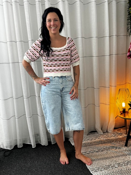 Chandail tricot manches courtes - 41362B - 24 Colours