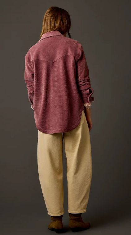 Chemise corduroy style western - JCSK20-655 - Carve Designs