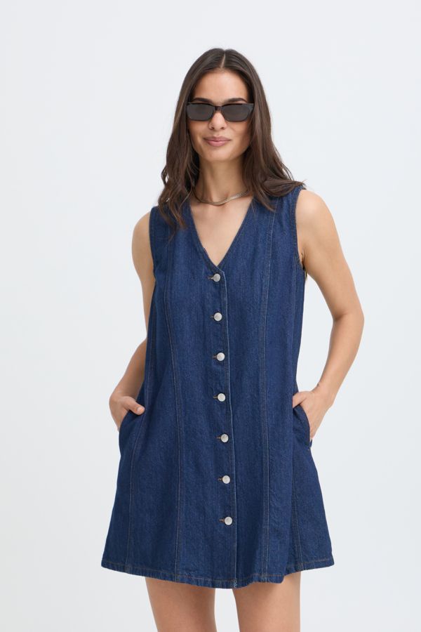Robe jumper en jeans