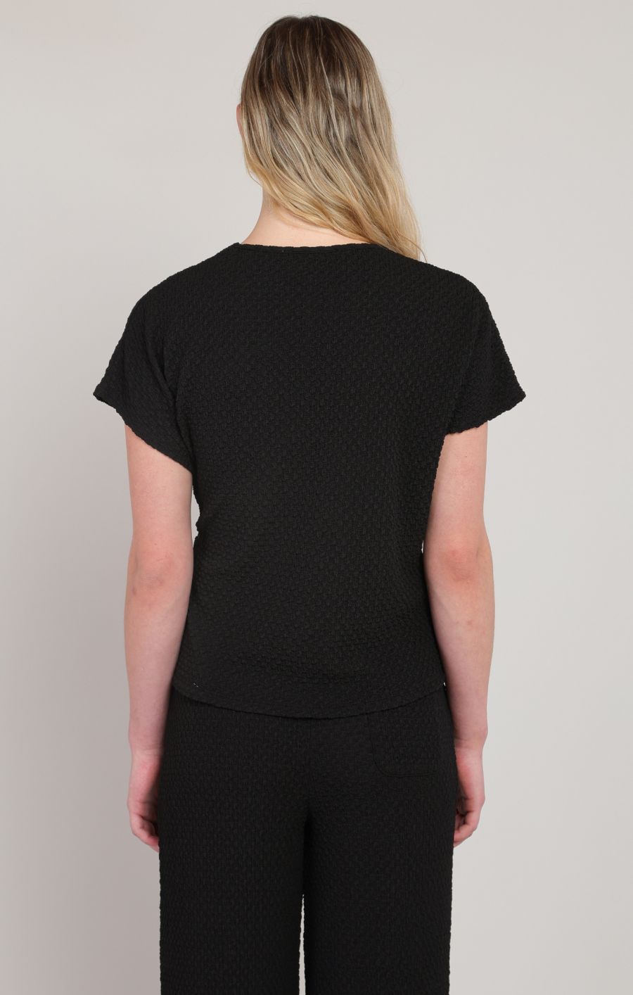 t-shirt gaffré noué - 2824009 DG - Room 34