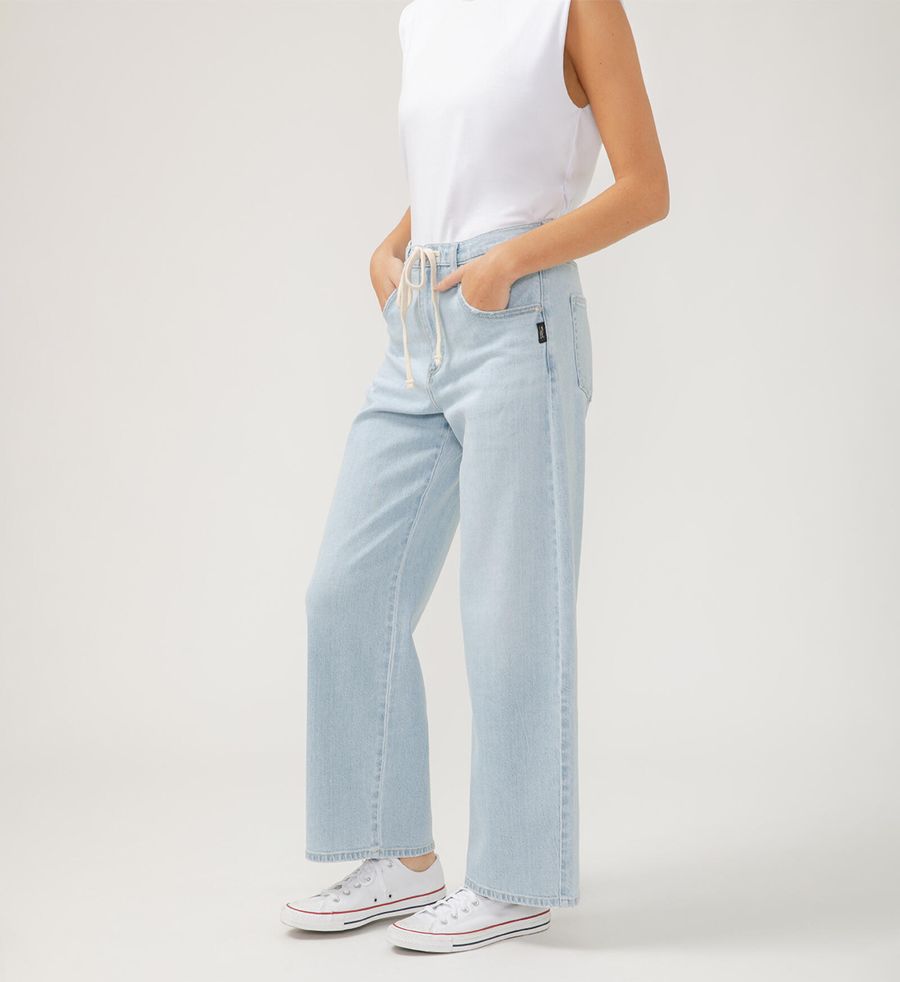 Jeans be easy avec cordon taille