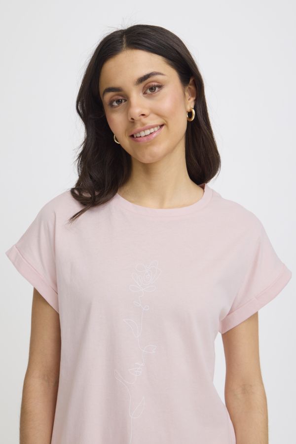 T-shirt basic dessin