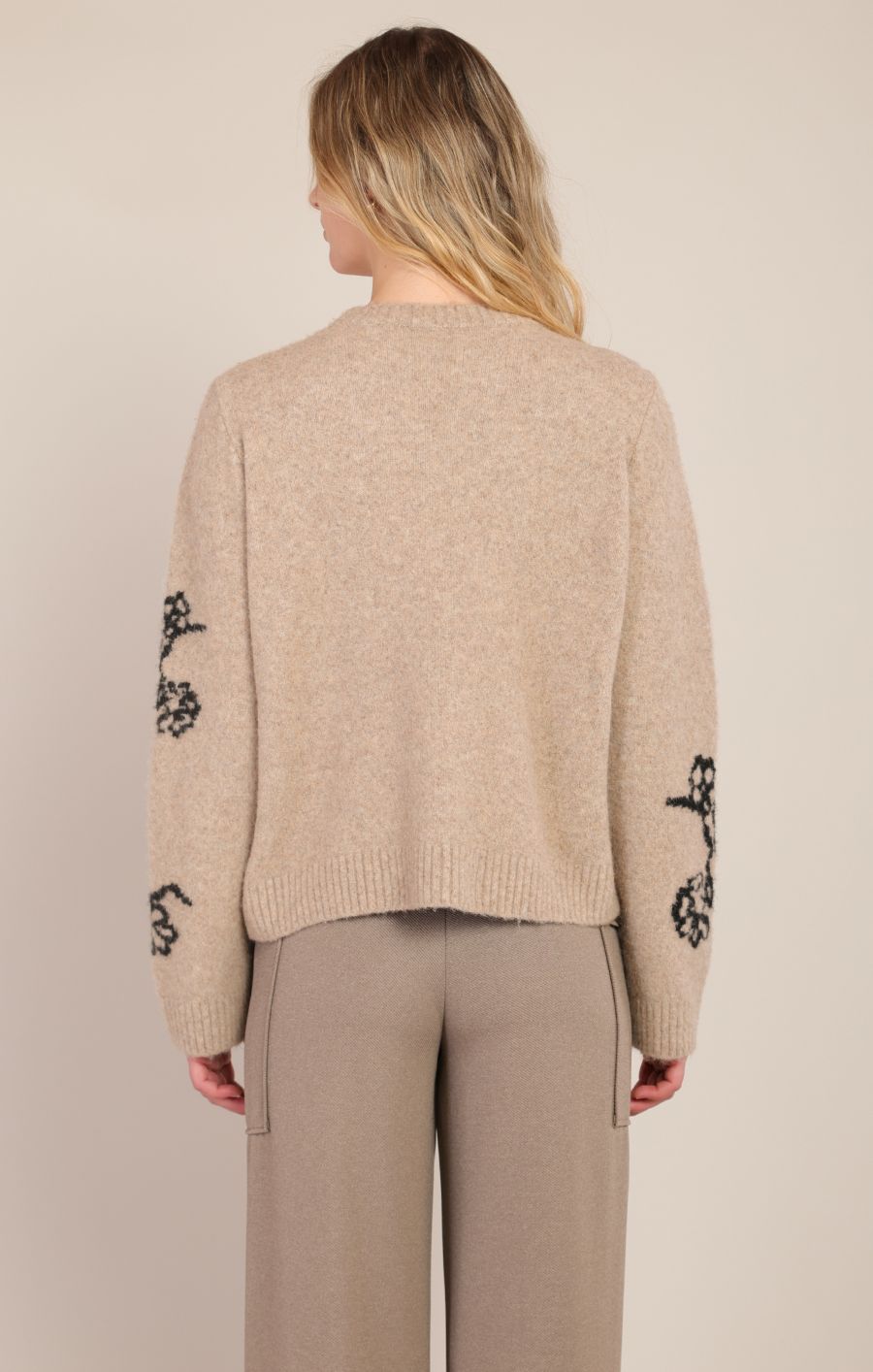 Chandail tricot fleurs - 2827016 DG - Room 34