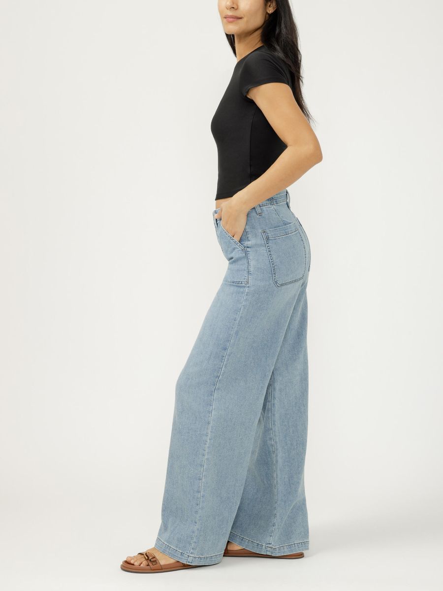 Jeans en tricot léger