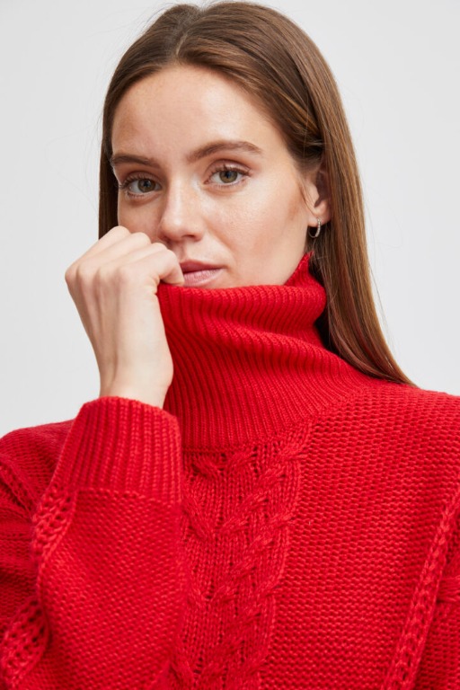 Chandail tricot col roulé