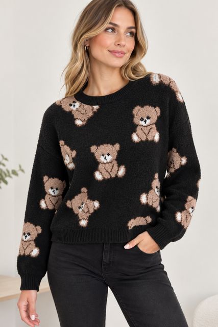 Chandail teddy bear - MCSPAW06957 - Mandarine & Co
