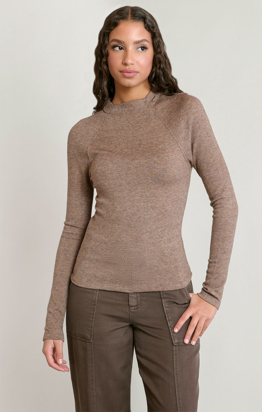 Chandail manche raglan uni - 2824003 D - Dex