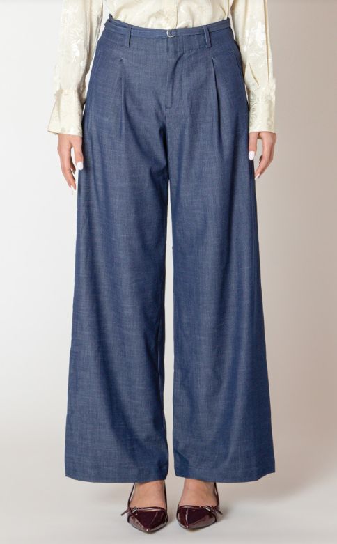 Pantalon jambes larges - 2622713 T - Black Tape