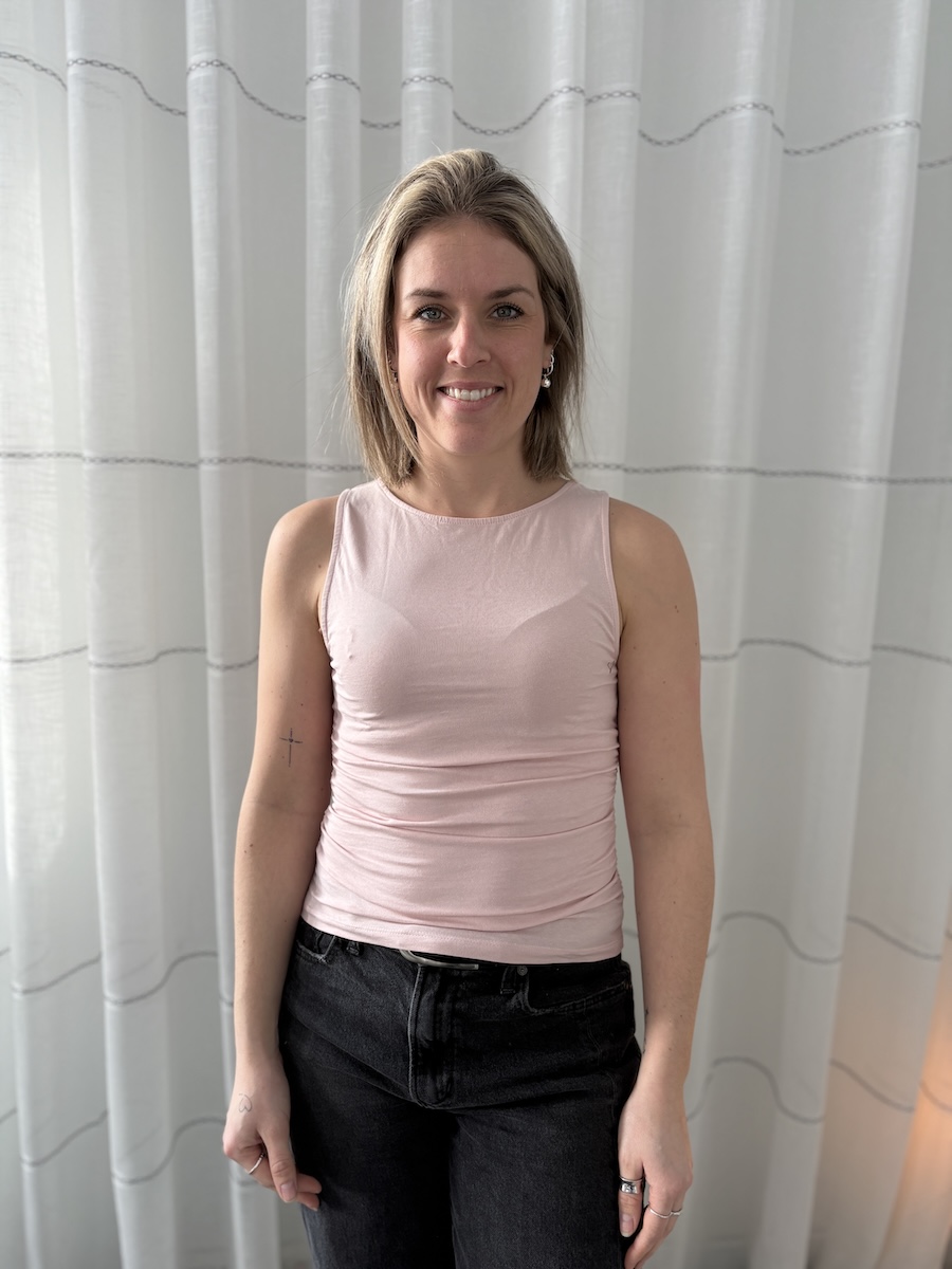 Camisole plissée - mcspaw06451 - Mandarine & Co