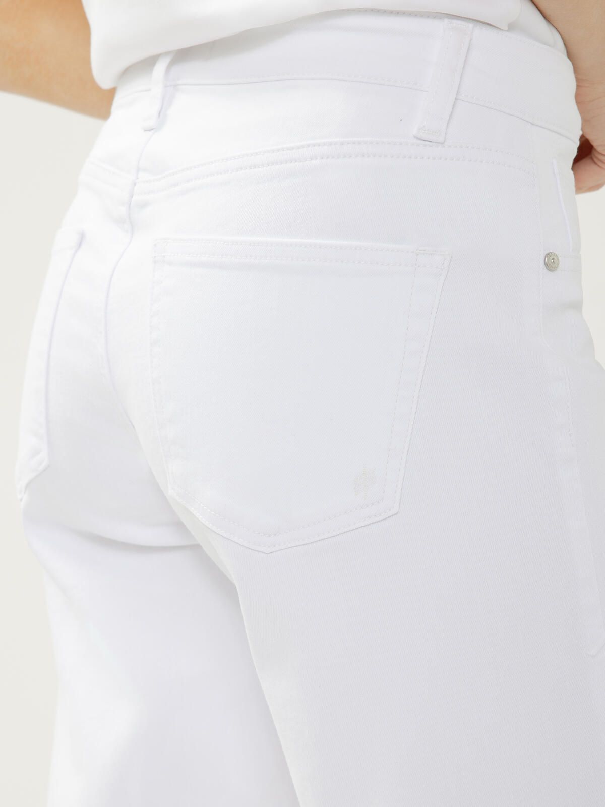 Jeans Suki jambe large crop - L43982WVS658 - Silver Jeans