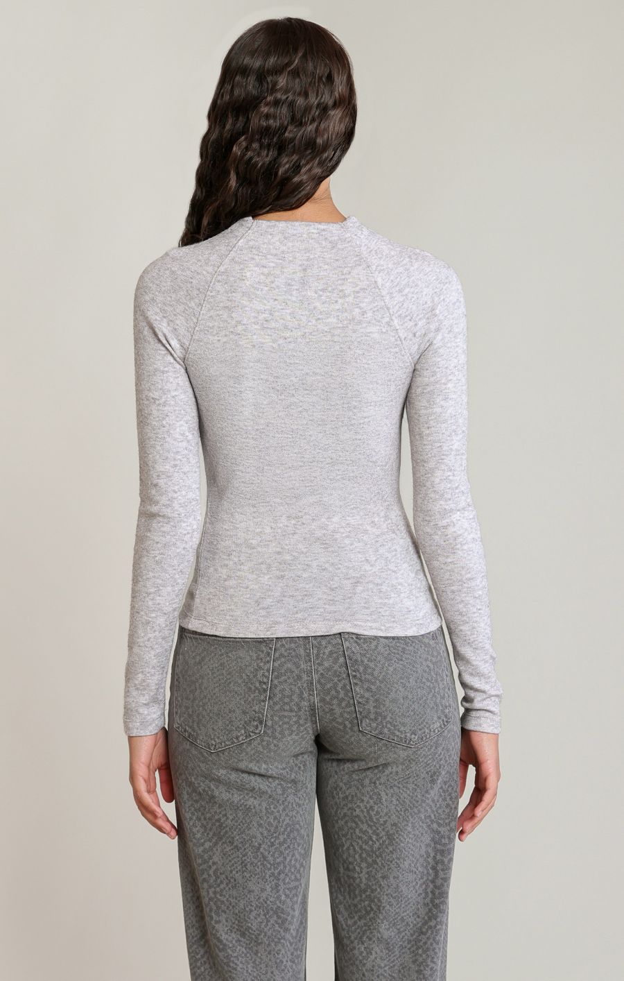 Chandail manche raglan uni - 2824003 D - Dex