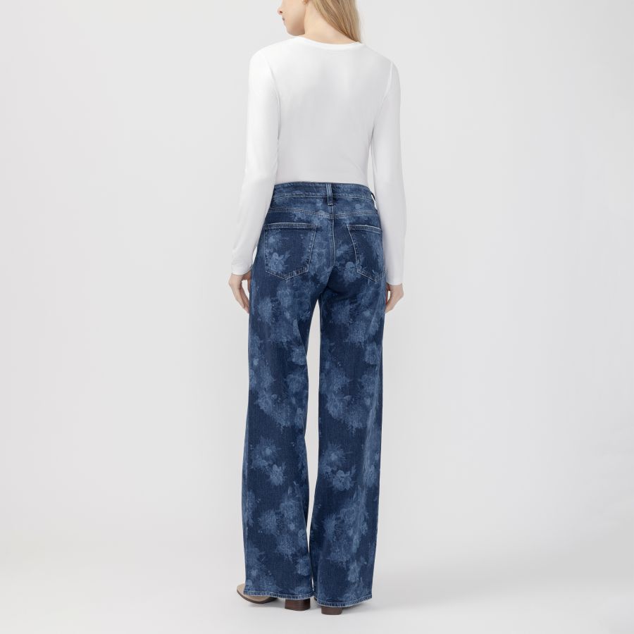 Jeans motif suki jambes larges - L93905ADF308 - Silver Jeans