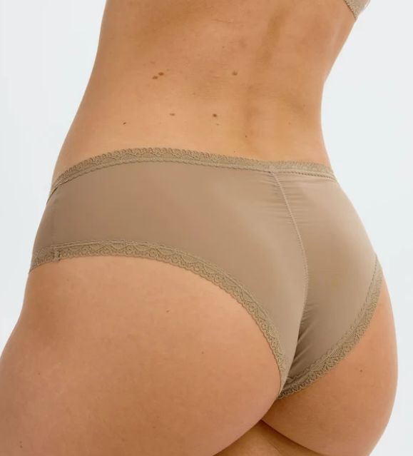 The micro shorty bordure dentelle - 0229625 - Blush