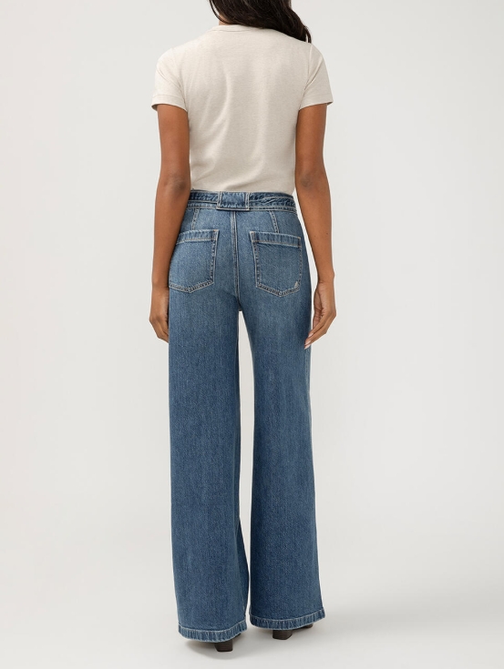 Jeans taille haute