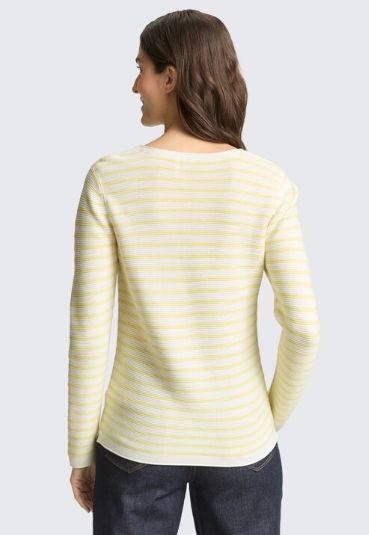 CHANDAIL TRICOT LIGNÉ COULEUR MULTI - - Tom Tailor