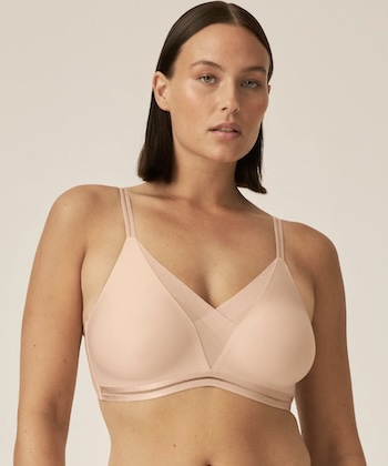 Soutien-gorge doux et confortable avec détails en maille - 5658 - Naturana