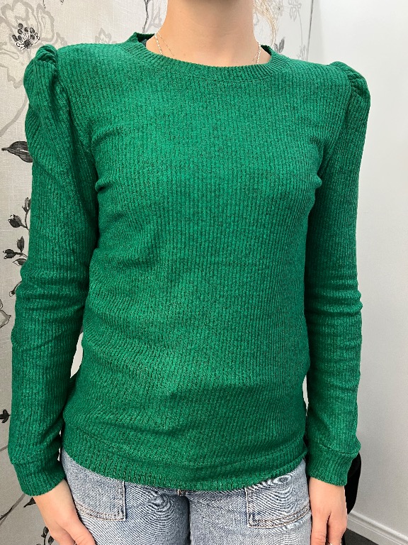 Chandail tricot épaule bouffante
