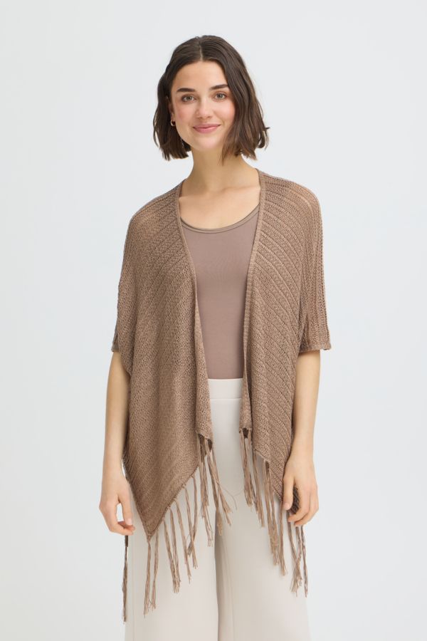 Poncho franges - 20617950 - Fransa