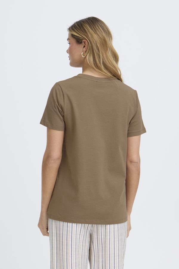 T-SHIRT COL ROND UNI BASIC - 20605388 - Fransa