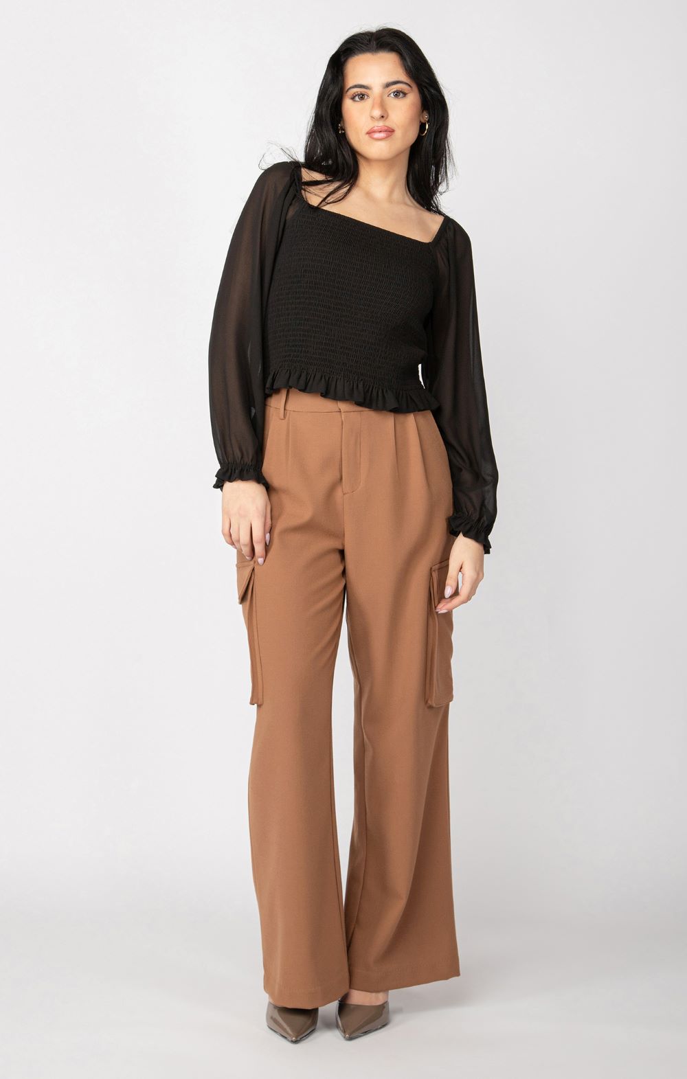 Pantalon chic cargo