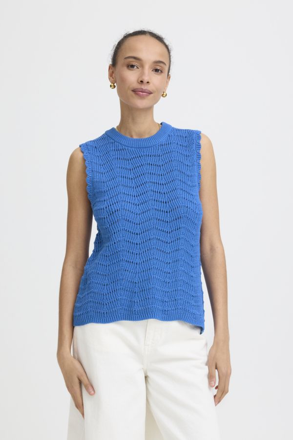 Débardeur crochet col rond - 20818702 - B.Young