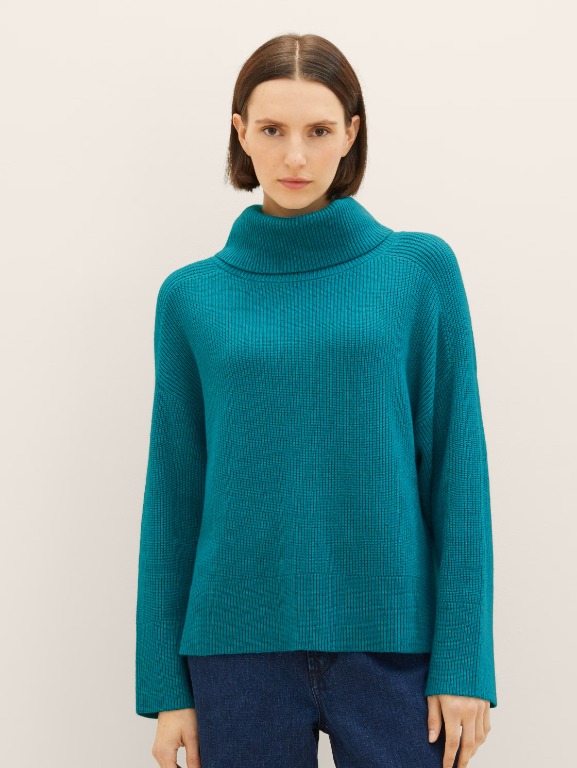 Chandail tricot col roulé