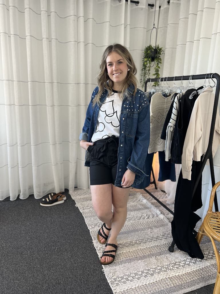 Jupe courte jeans