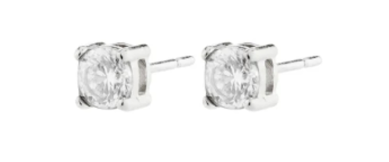 Ravi 4mm studs crystal - 662716023 - Pilgrim