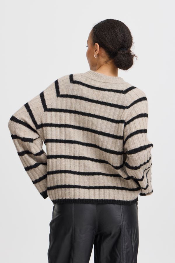 Chandail tricot manche raglan