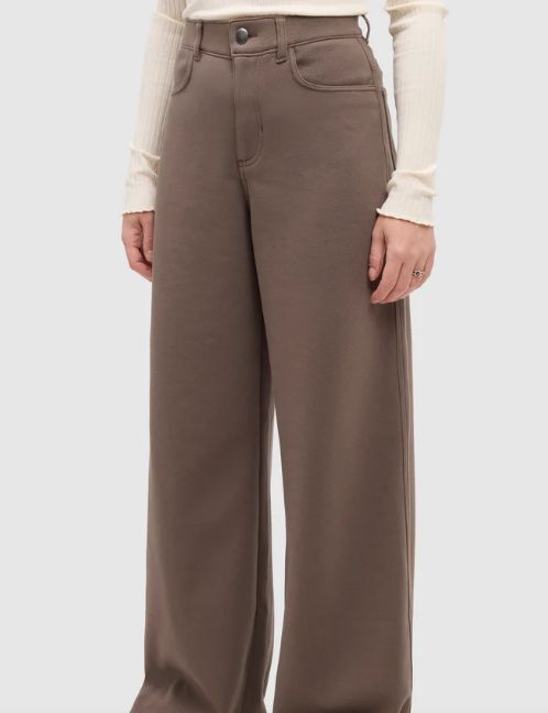Pantalon taille haute jambes larges - TCW6649-6303 - Tentree