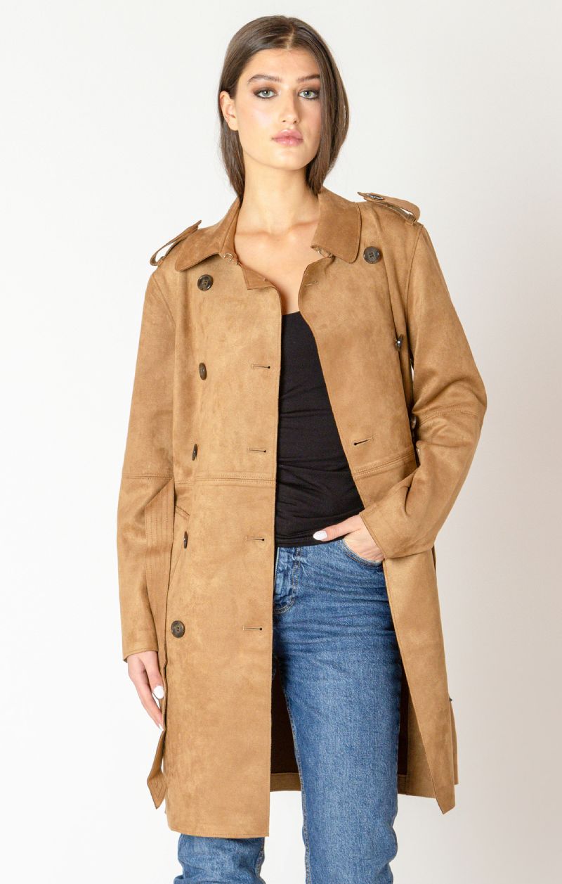 Trench simili suède - 2629003 T - Black Tape