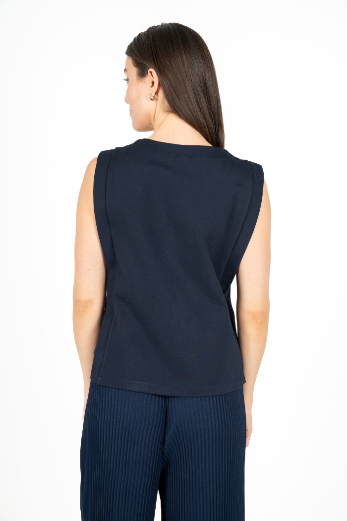 Camisole droite structurée